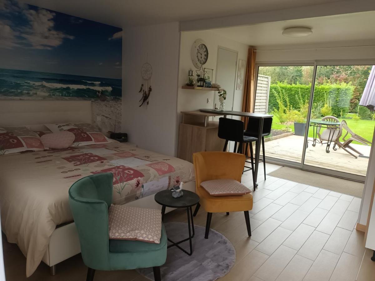Chez Claudine Appartement Favières Buitenkant foto